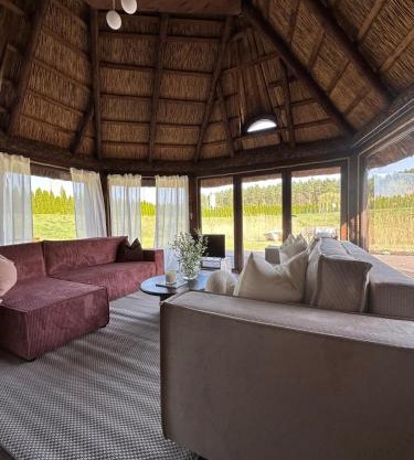 Cabin by the pond