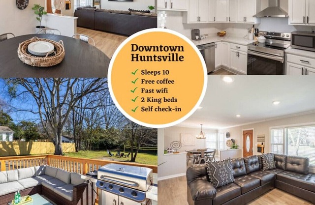Cali · Relax & Unwind - Downtown Huntsville (Sleeps 10)