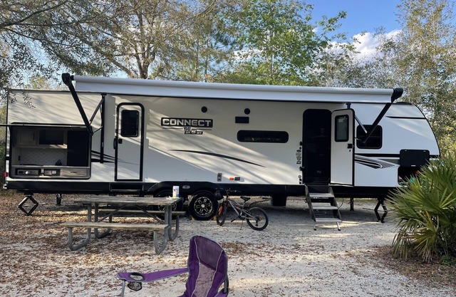 Camp Near Disney in a 37’ Travel Trailer