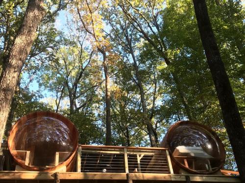 Canopy Treehouse - Glamp Design with Amazing Views, Wildwood, GA