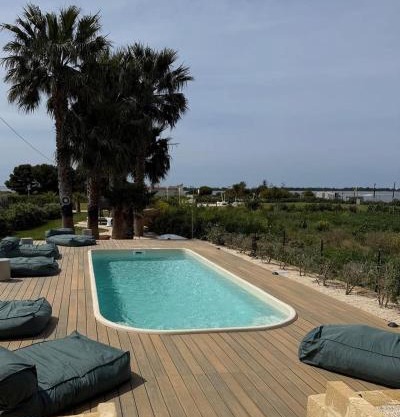 Casa A - mit Pool - at Lagoon - Lo Stagnone Kite Spot - Palm Kite Paradise