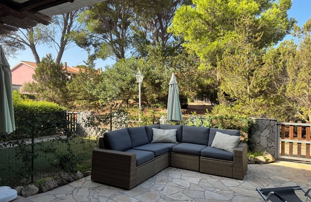 Casa Luna within walking distance of Porto Pino beach