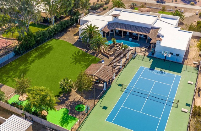 Casa Palacio | 8BR/9BA Mansion w/Pool, Spa, Water Slide & Tennis Court!