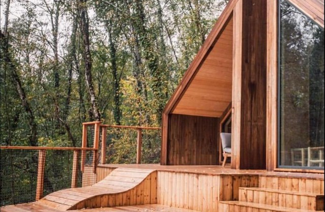 Casa Slow avec sa piscine chauffée au bord du lac