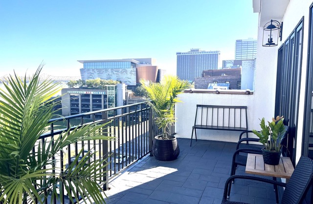 Cassius Quarters@The713! Downtown, large, upscale suite w/private balcony