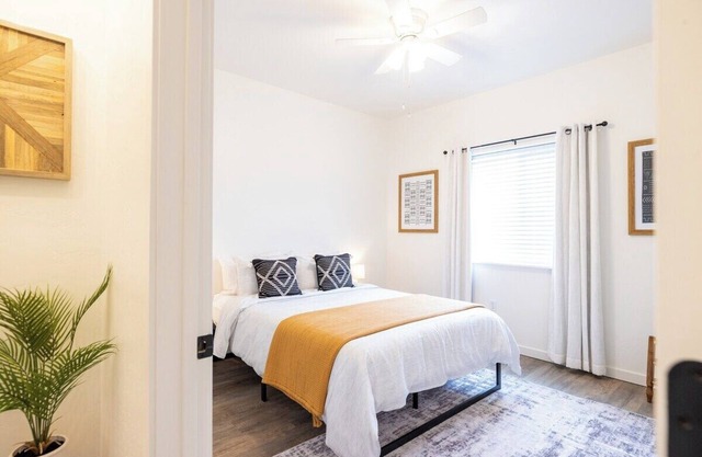 Centrally-located two bedroom, two bathroom townhome with washer and dryer in a quiet neighborhood
