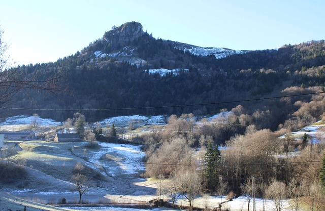 Chalet in the mountains near the center of Le Falgoux hiking, pets welcome