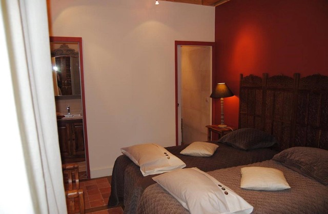 chambre twin avec vue sur parc
