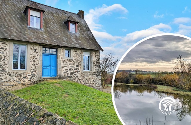 Charming 16th-Century Cottage with Private Lake near Laval