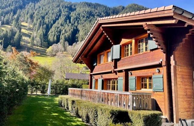 Charming Chalet With Splendid Views Near Gstaad