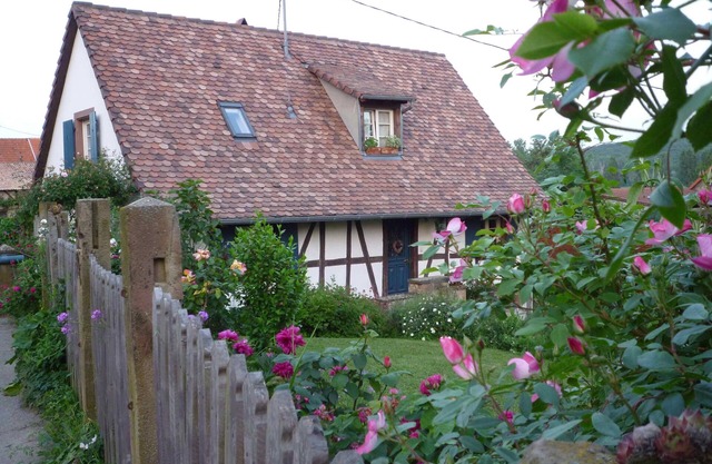 CHARMING half-timbered house, lovely English-style GARDEN Near Saverne