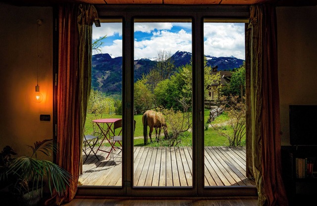 Charming open space on the ground floor. Dolomite's Essence