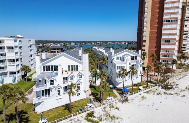 Charming Redington Shores 2-bedroom 2.5- bath beach front townhome with garage.