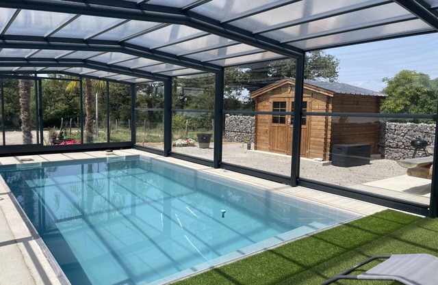 Charming renovated gîte with heated pool in Couzon