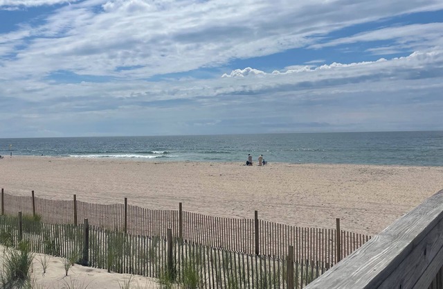 Charming two story house in beautiful Fair Harbor, Fire Island minutes to beach.