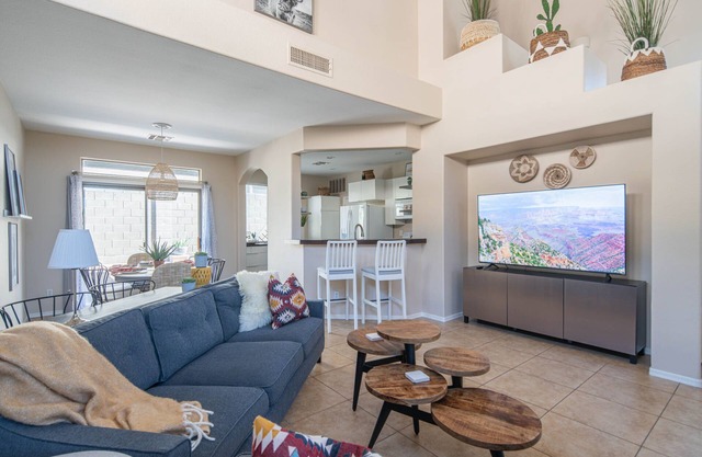 Cheerful Cave Creek Home w/Firepit in Backyard