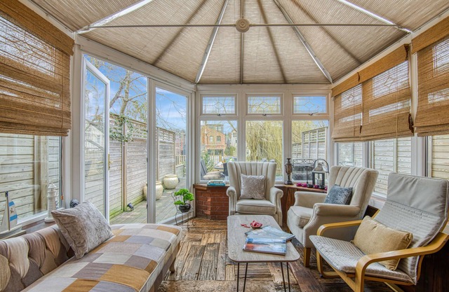Cheerful river front town house with parking