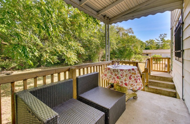 Cincinnati Home Rental w/Balcony + Fire Pit!