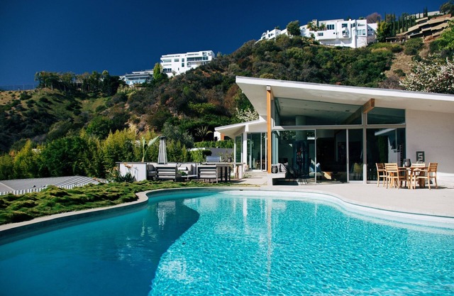 Classic Mid-Century Villa nestled in the iconic hills of West Hollywood.