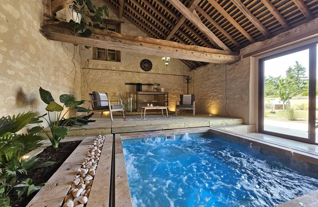 Cocoon' guest room with private wellness area