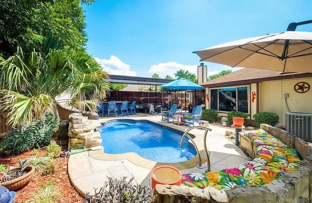 "Cocos" Pool Water Slide Game Room Piano