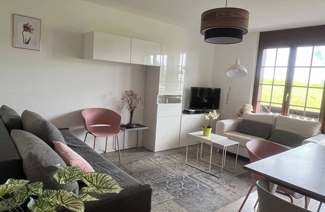 Comfortable apartment with balcony and view