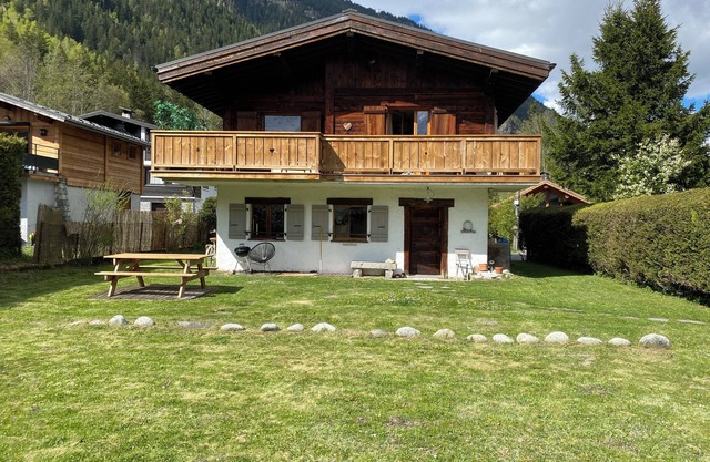 Comfortable, quiet chalet just a stone's throw from the gentle madness of Chamonix.