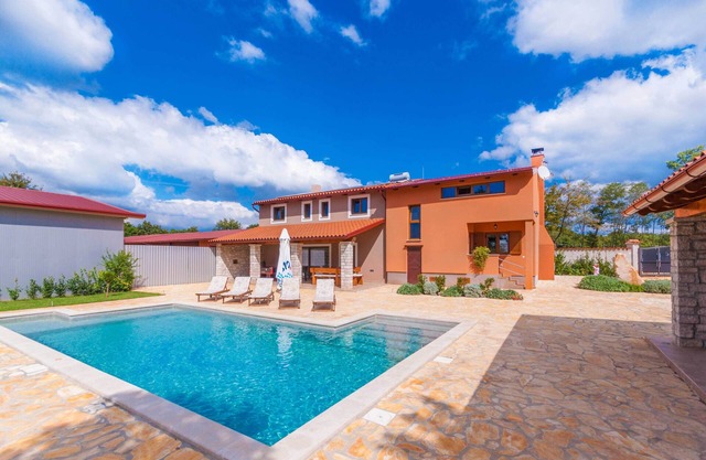 Completely private property - pool, garden, playground, meadows and woods