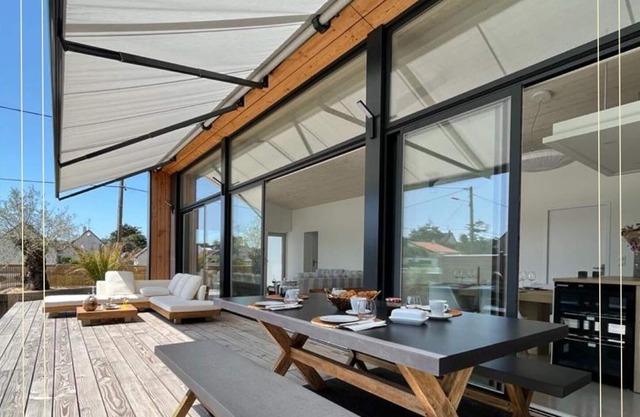 Contemporary house with terrace & enclosed garden in Barneville-Carteret