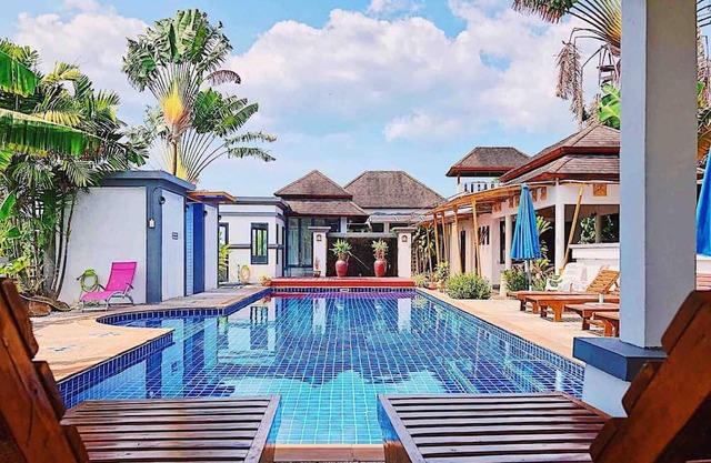 Contemporary 3bd Safari Pool Villa Near Nai Yang Beach