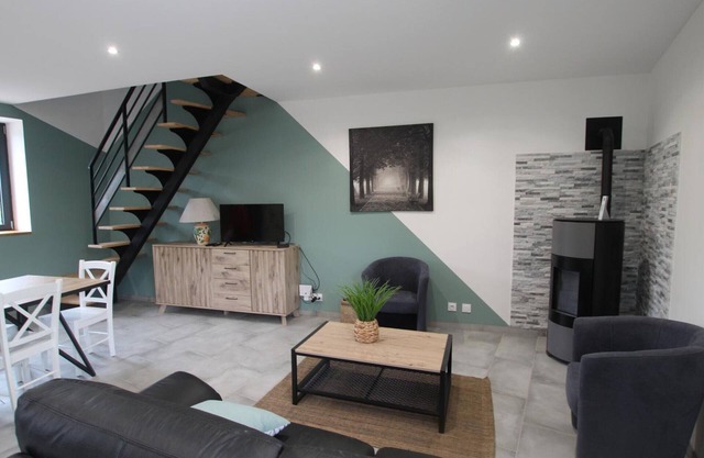 Contemporary Norman house with terrace, near beaches