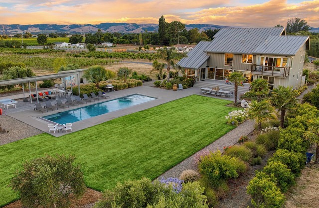 Coplan Vineyards | 10-Acre Estate w/Pool, Spa, Bocce & Designer Interiors