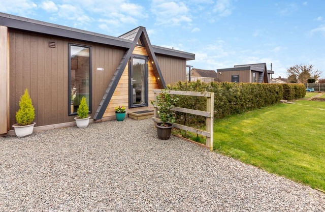 Cosy studio lodge with hot tub - Hydrangea