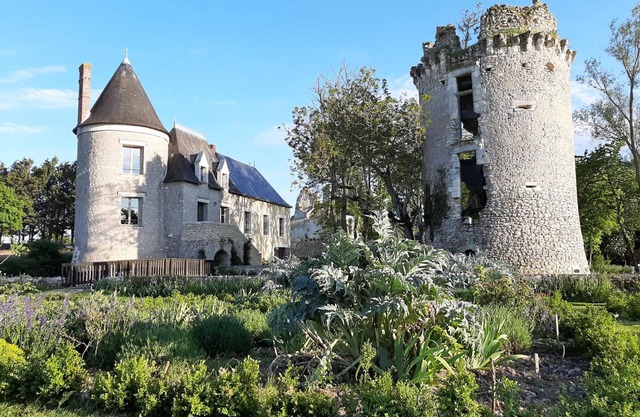 Cottage in 15th-century castle with private pool, wifi and pets allowed