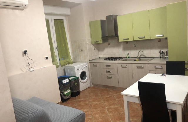 Cozy apartment with kitchen, bedroom and living room