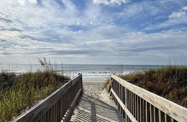 Cozy beach condo steps from the ocean