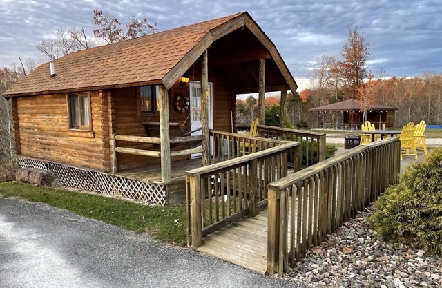Cozy cabin hideaway with patio #1