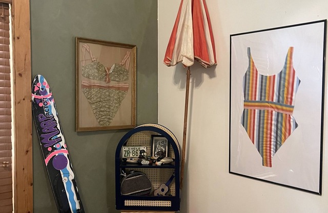 Cozy, cabin in the woods perfect for hanging out.