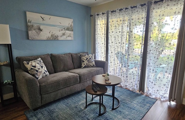 Cozy condo near sun, sand, and surf.