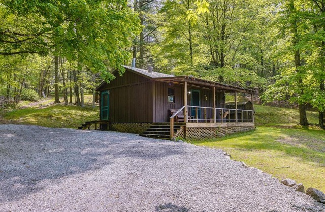 Cozy Green Bank Cabin about 2 Mi to Observatory!