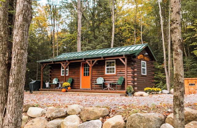Cozy pond-view, vintage charm, nature trails, canoe, firepit, & pet-friendly fun—12 mi from Saratoga