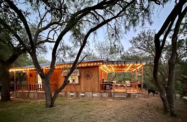 Cozy River Cabin In Mills County. Colorado River frontage on 1 acre