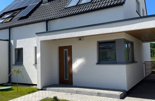 Cozy vacation home 600 m from the Baltic Sea with fireplace and sauna