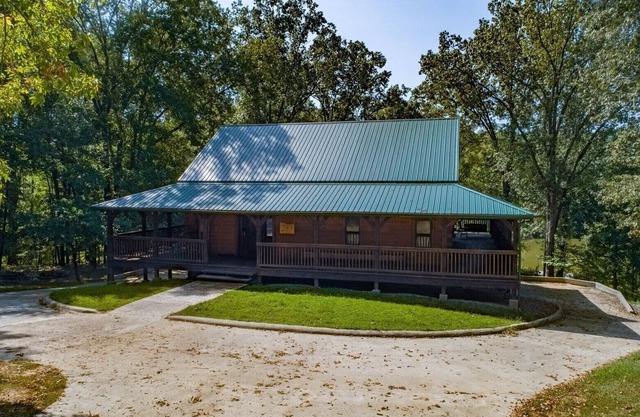 Custom Built Lakeside Log Home