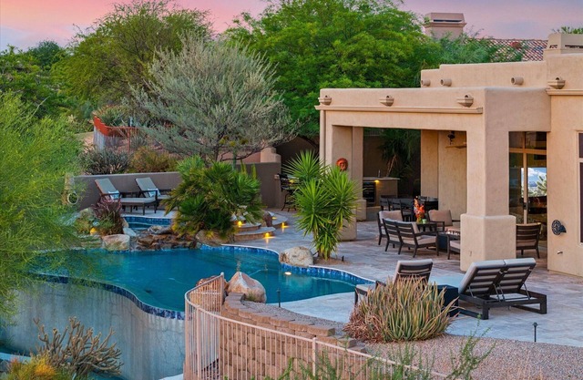 Desert Mirage Retreat | Luxe Pool, Hot Tub, Views & Chic Comfort