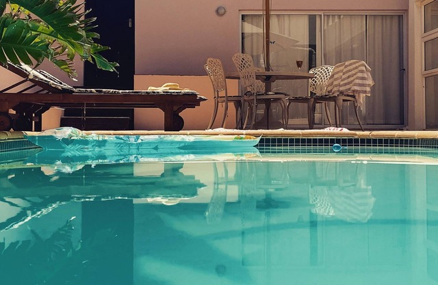 Designer holiday apartment in private villa solar powered