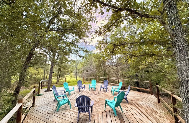 Designer home on 10 private acres in College Station! Perfect for gatherings!