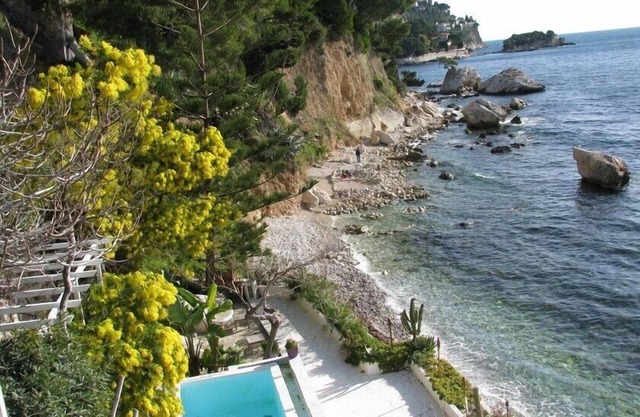 Direct Front Beach in Eze