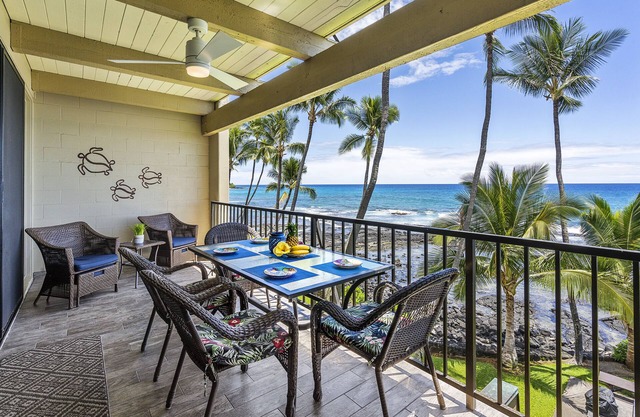 Direct Oceanfront Condo: New Remodel, AC, Tidepools, Sunsets, Turtles & Surfers