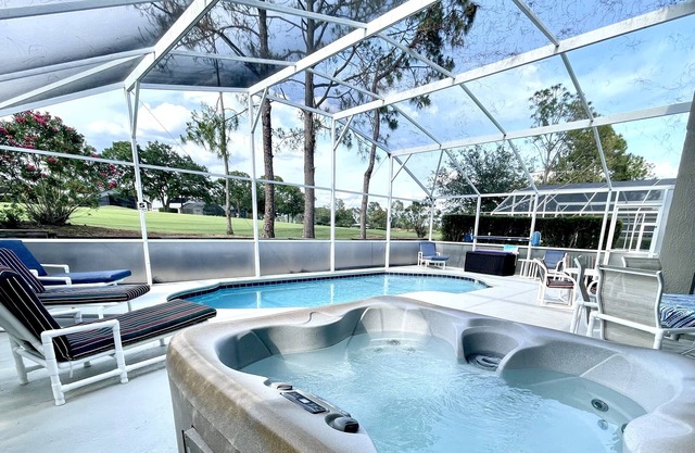 Disney/Family/Golfers -4bd/3b Southern Dunes Golf View Villa with Pool/Hot tub!